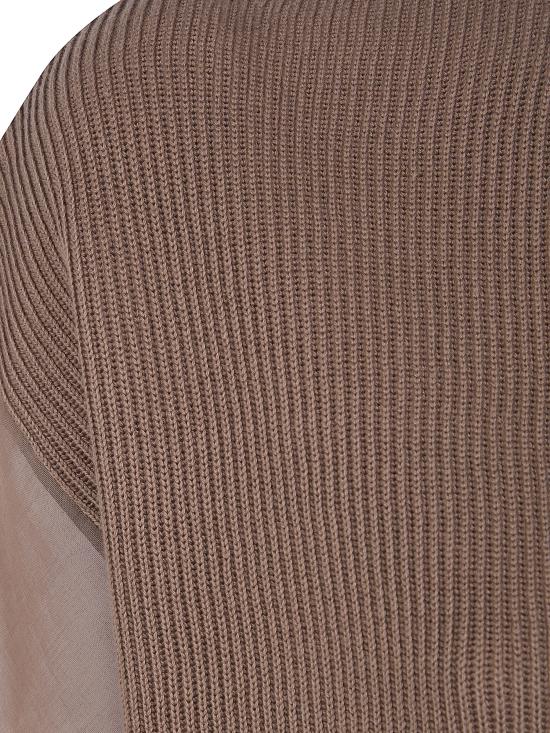 26SS 브루넬로 쿠치넬리 스웨터 M19259500 C9714 LEATHER - BRUNELLO CUCINELLI