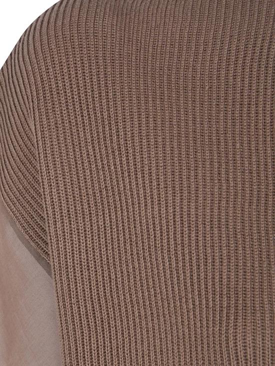 26SS 브루넬로 쿠치넬리 스웨터 M19259500 C9714 LEATHER - BRUNELLO CUCINELLI