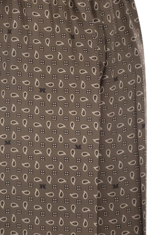 26SS 막스마라 스트레이트 팬츠 2611131131600 006 FANGO ESTAMPADO CACHEMIRE - MAX MARA