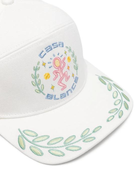 26SS 카사블랑카 모자 ASP26HAT008 01 WHITE - CASABLANCA