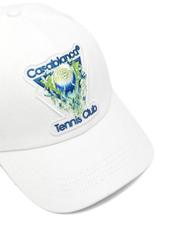 26SS 카사블랑카 모자 ASP26HAT002 01 WHITE - CASABLANCA