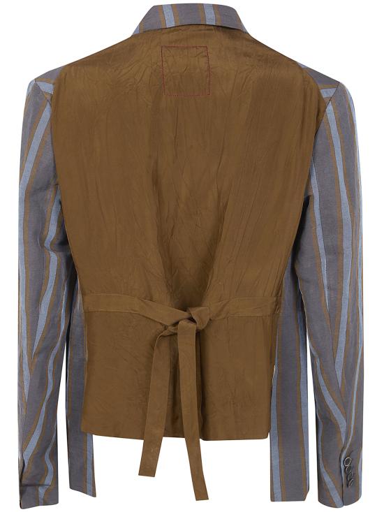 26SS 우마 왕 수트 자켓 UM6517 UW063 BROWN BLUE - UMA WANG