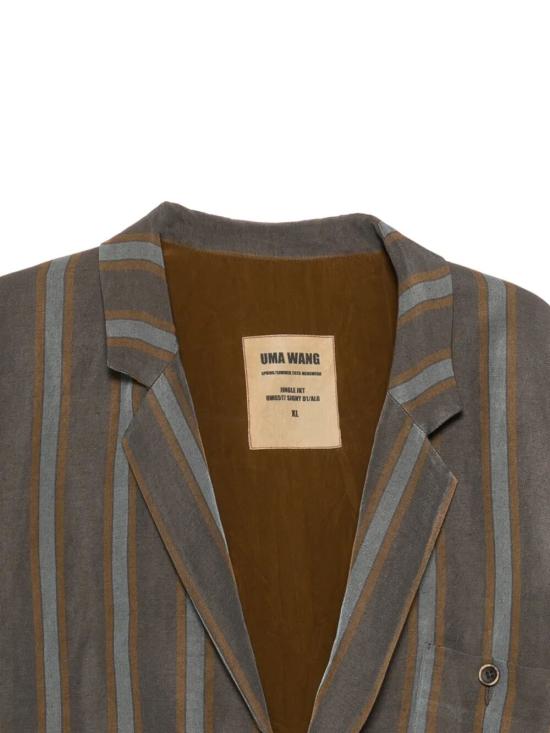 26SS 우마 왕 수트 자켓 UM6517 UW063 BROWN BLUE - UMA WANG