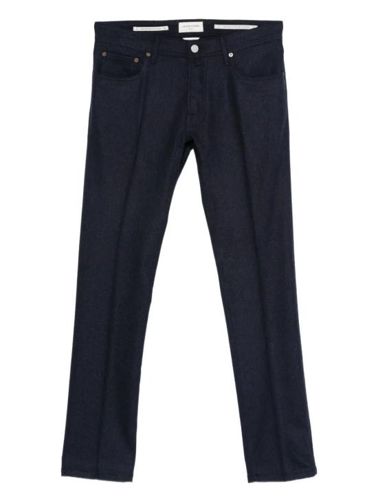 25FW 야콥코헨 스트레이트 팬츠 JUMQW004001S3679RW Y911 MELANGE BLUE