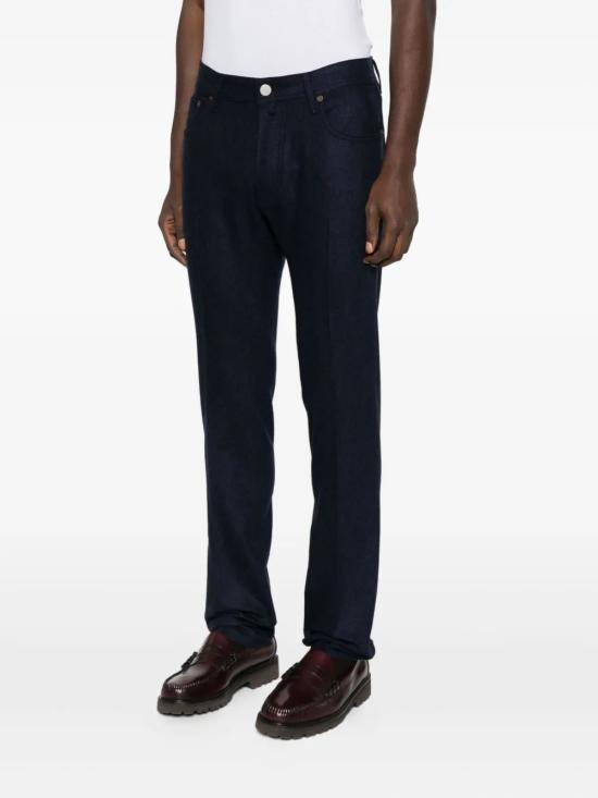 25FW 야콥코헨 스트레이트 팬츠 JUMQW004001S3679RW Y911 MELANGE BLUE - JACOB COHËN