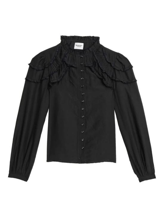 26SS 이자벨마랑 반팔 티셔츠 HT0681FBB3J04E 01BK BLACK