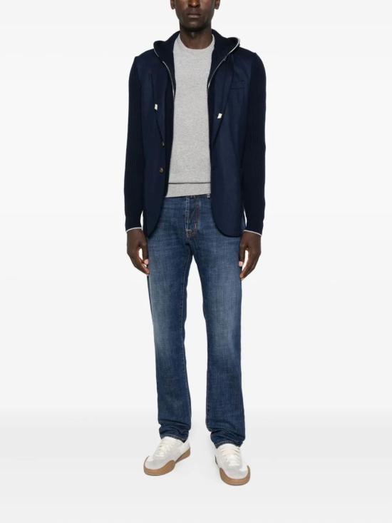 25FW 야콥코헨 스트레이트 팬츠 JUMQM004039S3736V1 200D MEDIUM BLUE - JACOB COHËN