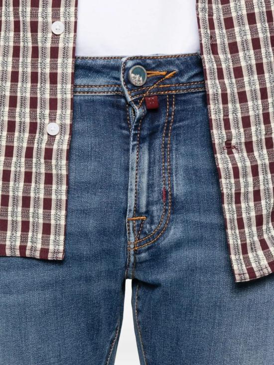 25FW 야콥코헨 스트레이트 팬츠 JUMQM009066P0024V1 200D MEDIUM BLUE - JACOB COHËN