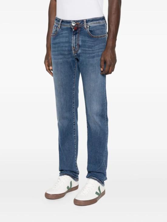 25FW 야콥코헨 스트레이트 팬츠 JUMQM009066P0024V1 200D MEDIUM BLUE - JACOB COHËN