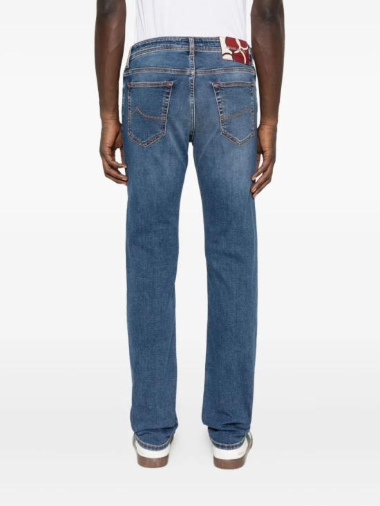 25FW 야콥코헨 스트레이트 팬츠 JUMQM009066P0024V1 200D MEDIUM BLUE - JACOB COHËN