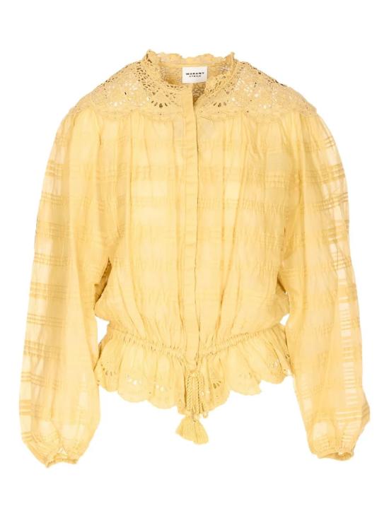26SS 이자벨마랑 반팔 티셔츠 HT0767FAD1J05E 10LC LIGHT OCHRE
