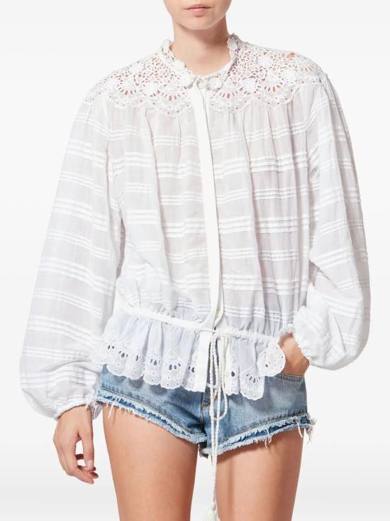 26SS 이자벨마랑 반팔 티셔츠 HT0767FAD1J05E 20WH WHITE - ISABEL MARANT