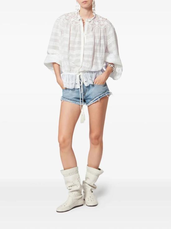 26SS 이자벨마랑 반팔 티셔츠 HT0767FAD1J05E 20WH WHITE - ISABEL MARANT