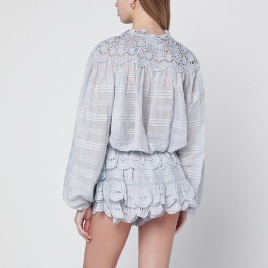 26SS 이자벨마랑 반팔 티셔츠 HT0767FAD1J05E 30LU LIGHT BLUE - ISABEL MARANT