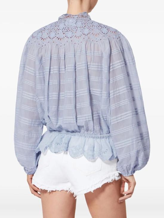 26SS 이자벨마랑 반팔 티셔츠 HT0767FAD1J05E 30LU LIGHT BLUE - ISABEL MARANT