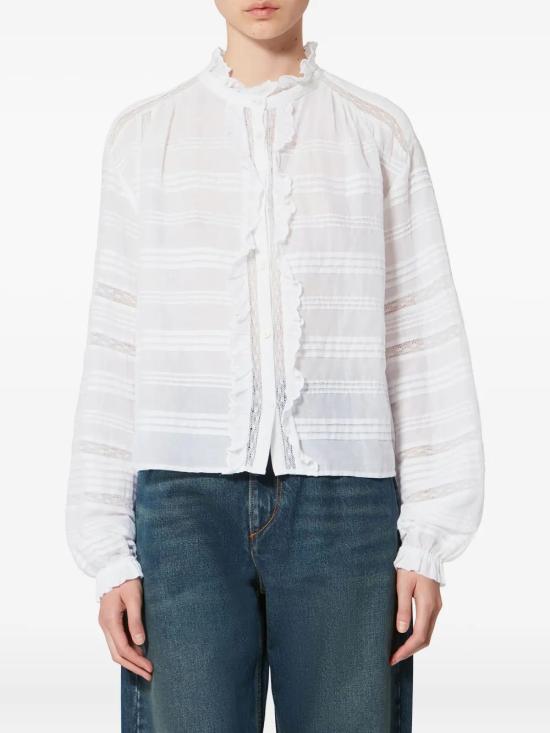26SS 이자벨마랑 반팔 티셔츠 HT0817FAD1J05E 20WH WHITE - ISABEL MARANT