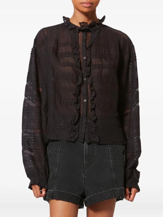 26SS 이자벨마랑 반팔 티셔츠 HT0817FAD1J05E 01BK BLACK - ISABEL MARANT