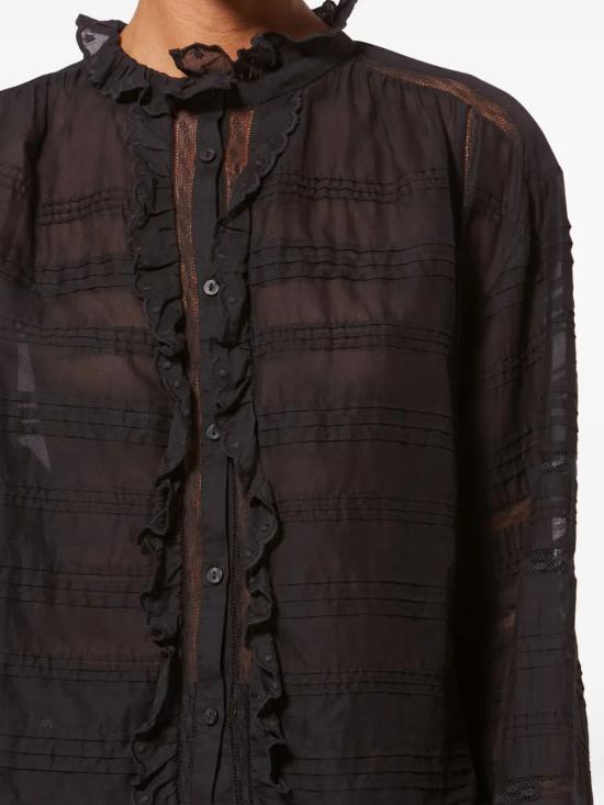 26SS 이자벨마랑 반팔 티셔츠 HT0817FAD1J05E 01BK BLACK - ISABEL MARANT