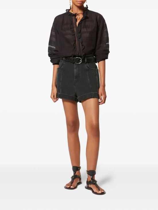26SS 이자벨마랑 반팔 티셔츠 HT0817FAD1J05E 01BK BLACK - ISABEL MARANT