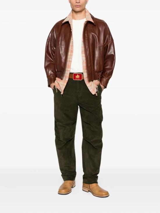 25FW 디스퀘어드2 스트레이트 팬츠 S74KB1064S53162 728 MILITARY GREEN - DSQUARED2