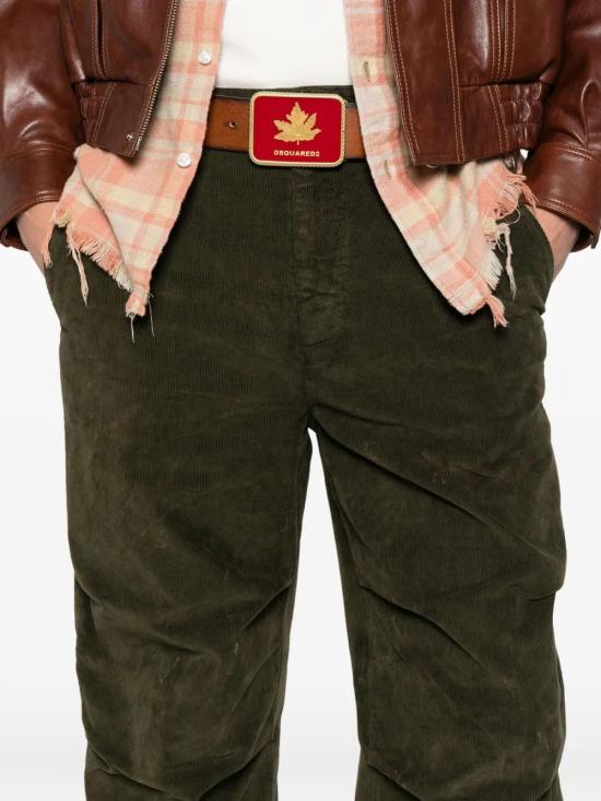 25FW 디스퀘어드2 스트레이트 팬츠 S74KB1064S53162 728 MILITARY GREEN - DSQUARED2