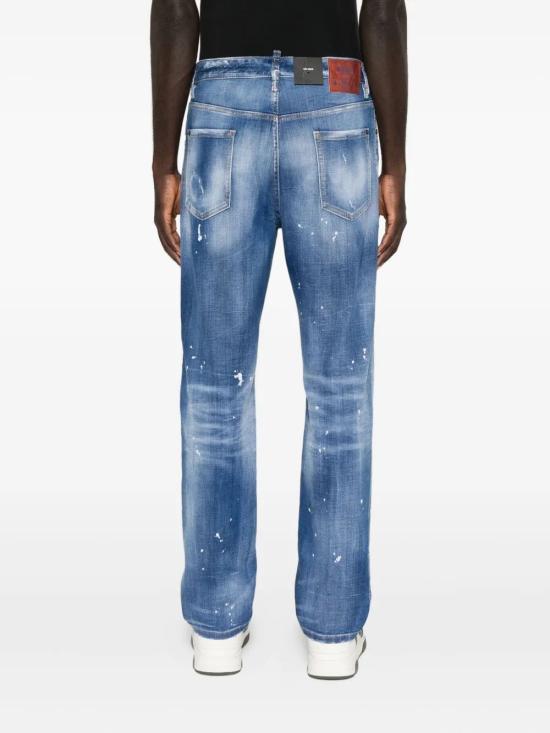 25FW 디스퀘어드2 스트레이트 팬츠 S71LB1710D30010 470 NAVY BLUE - DSQUARED2