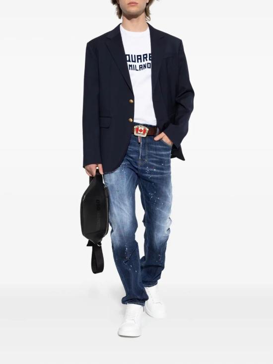 25FW 디스퀘어드2 자켓 S74BN1340S78500 524 NAVY - DSQUARED2