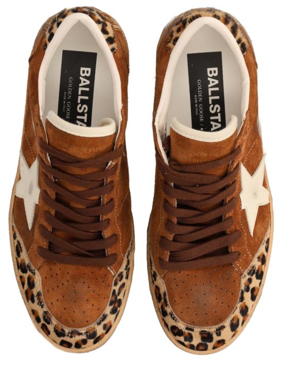 26SS 골든구스 볼스타 스니커즈 GWF00117F008064 55732 BROWN LEOPARD SILVER - GOLDEN GOOSE