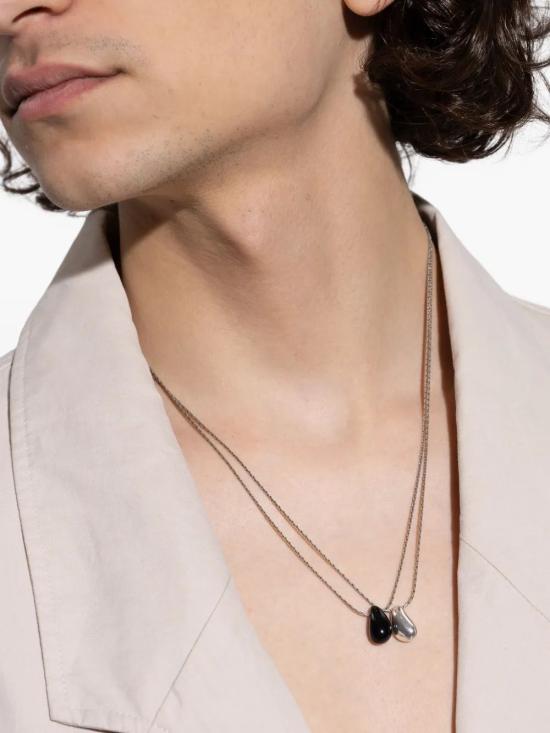 26SS 이자벨마랑 네크리스 CO0180HAD1B06T BKSI BLACK SILVER - ISABEL MARANT