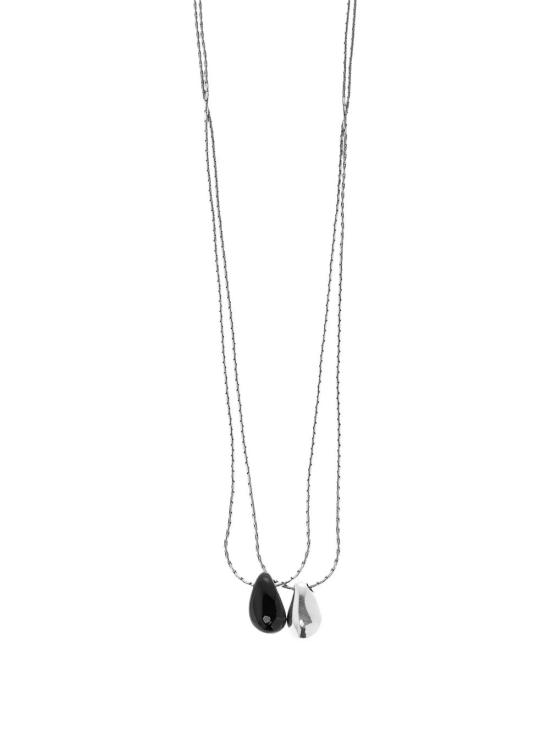 26SS 이자벨마랑 네크리스 CO0180HAD1B06T BKSI BLACK SILVER - ISABEL MARANT