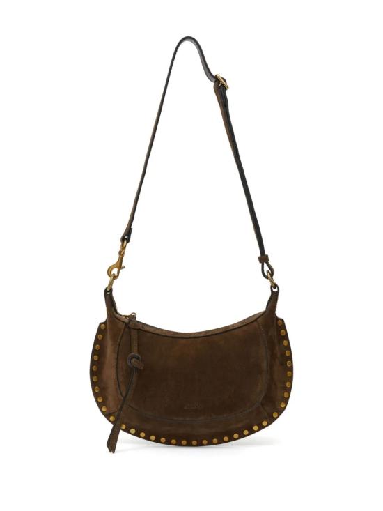 26SS 이자벨마랑 오스칸 문 스웨이드 카프스킨 레더 숄더백 PP0003FAA3C32M 50BZ BRONZE - ISABEL MARANT