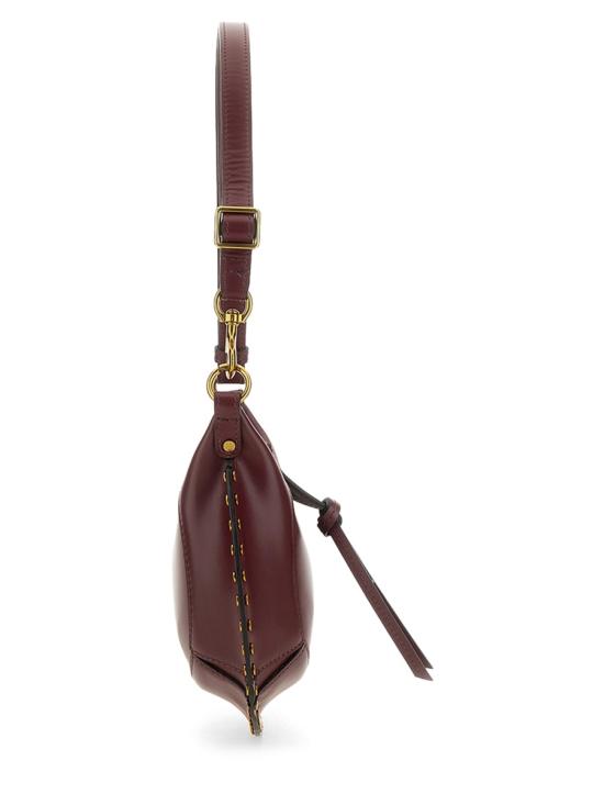 26SS 이자벨마랑 오스칸 문 백 PP0003FAA1C01M 80BY BURGUNDY - ISABEL MARANT