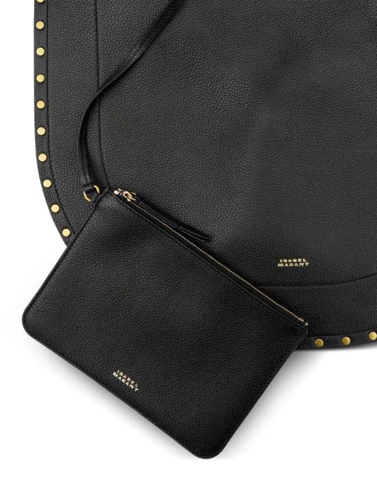 26SS 이자벨마랑 OSKAN 오스칸 문 숄더백 PP0200FAC3C22M 01BK BLACK - ISABEL MARANT