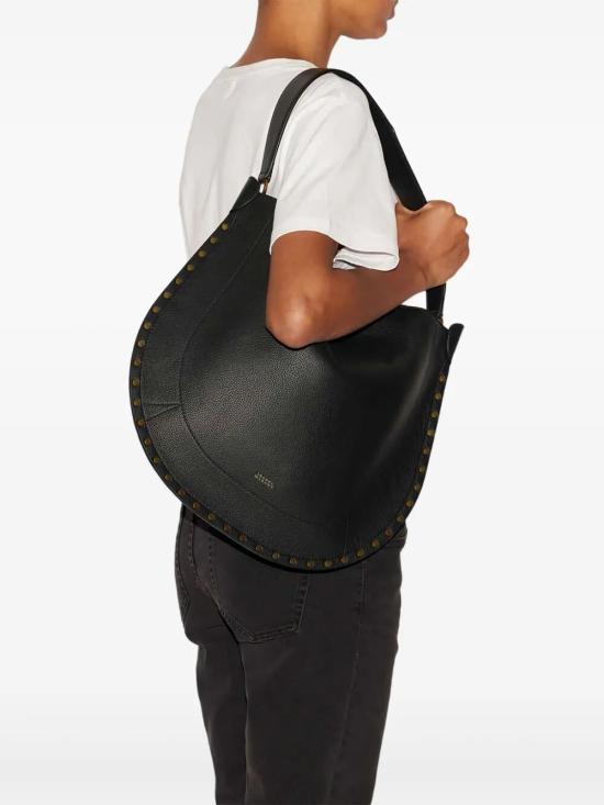 26SS 이자벨마랑 OSKAN 오스칸 문 숄더백 PP0200FAC3C22M 01BK BLACK - ISABEL MARANT