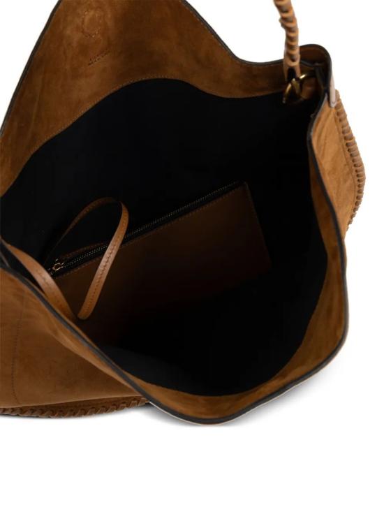 26SS 이자벨마랑 오스칸 호보 소프트 스웨이드 카프스킨 레더 백 PP0200FBB2C06M 50CO COGNAC - ISABEL MARANT