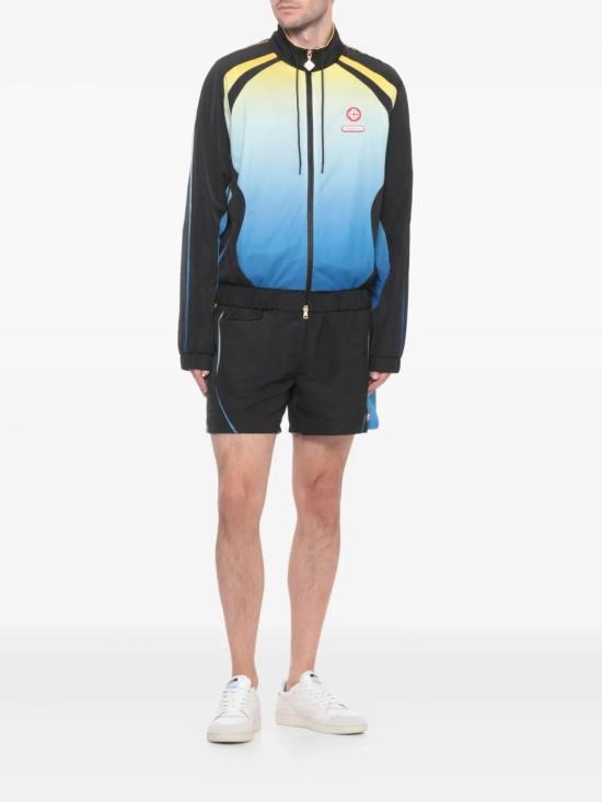 25FW 카사블랑카 스트레이트 팬츠 MAW25TR348 01 BLACK GRADIENT - CASABLANCA