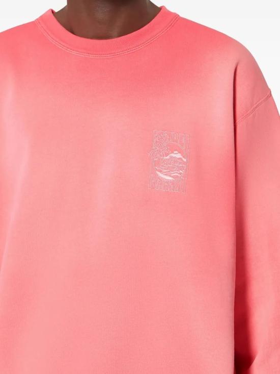 26SS 이자벨마랑 미코이 로고 스웨트 셔츠 SW0029HAD1M04H 40BG BUBBLEGUM - ISABEL MARANT