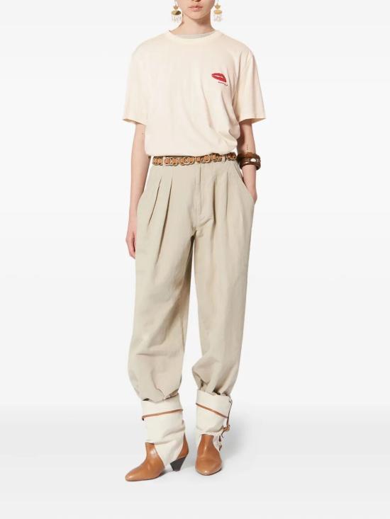 26SS 이자벨마랑 반팔 티셔츠 TS0001FAD1N06E 23EC ECRU - ISABEL MARANT