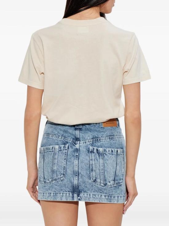 26SS 이자벨마랑 ZOELINE 조엘린 프린팅 반팔 티셔츠 TS0147FAD1N04E 23EC ECRU - ISABEL MARANT