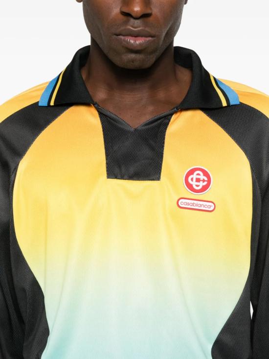 25FW 카사블랑카 반팔 티셔츠 MAW25JTP415 01 GRADIENT - CASABLANCA