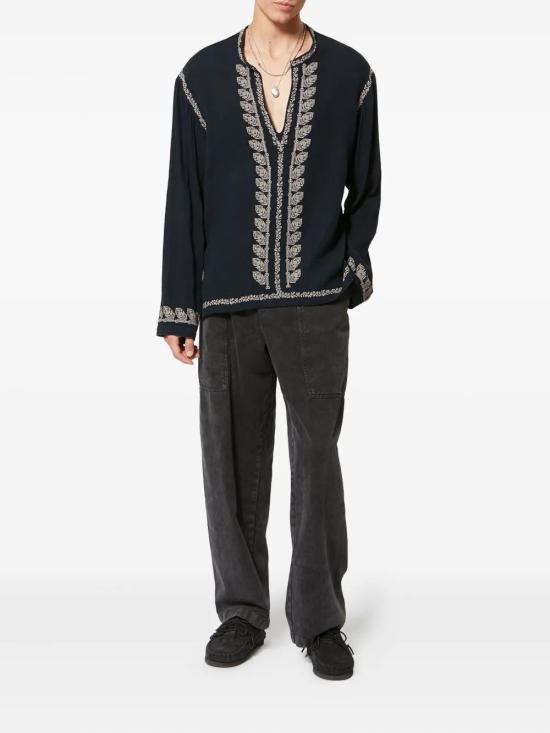 26SS 이자벨마랑 반팔 티셔츠 HT0848HAD1I10H 02FK FADED BLACK - ISABEL MARANT