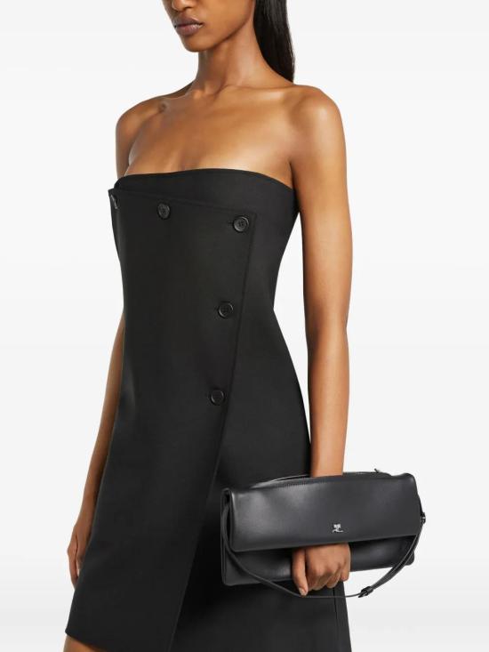 26SS 쿠레쥬 미디 원피스 425CRO736PL0170 9999 BLACK - COURREGES