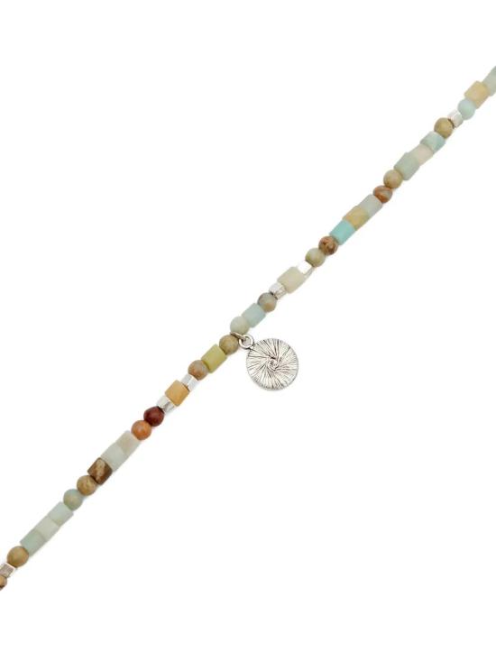 26SS 이자벨마랑 네크리스 CO0162HAC3B14T PNSI PASTEL GREEN SILVER - ISABEL MARANT