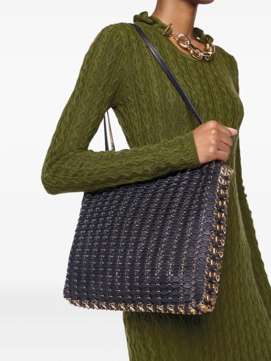 26SS 파코라반 토트백 25ASS0544CLF258 M027 BLACK GOLD