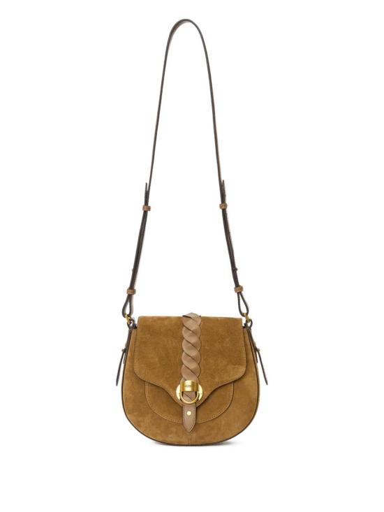 26SS 이자벨마랑 알타이 스웨이드 가죽 스몰 숄더백 BF0099FAC2C21M 50TA TAUPE - ISABEL MARANT