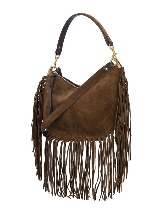 26SS 이자벨마랑 오스칸 호보 프린지 디테일 핸드백 BF0066FCC3C14M 50BZ BRONZE - ISABEL MARANT