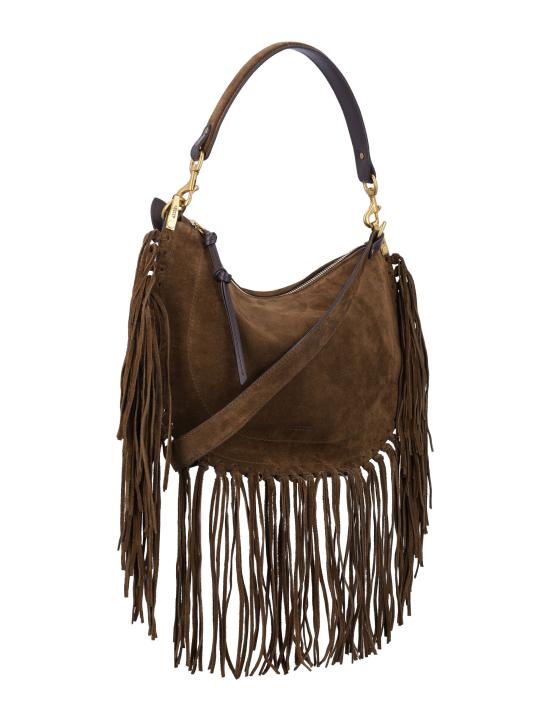 26SS 이자벨마랑 오스칸 호보 프린지 디테일 핸드백 BF0066FCC3C14M 50BZ BRONZE - ISABEL MARANT