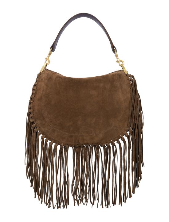 26SS 이자벨마랑 오스칸 호보 프린지 디테일 핸드백 BF0066FCC3C14M 50BZ BRONZE - ISABEL MARANT