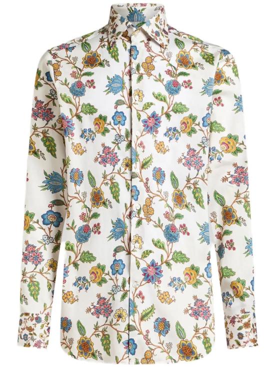 25SS 에트로 긴팔 셔츠 MRIB0025AV611X0800 PRINT ON WHITE BASE