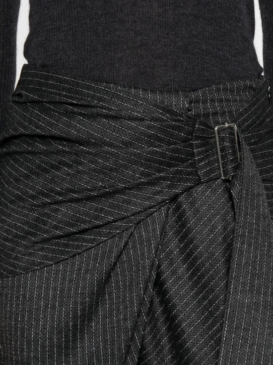 25FW 이자벨마랑 미디 스커트 JU0417FAC4J12I 02AN ANTHRACITE - ISABEL MARANT